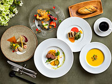 Full course 'Rivage', a creative French course that can also be served with chopsticks