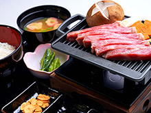 Steak is also very popular